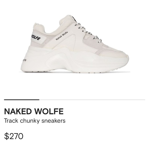 Naked Wolfe white platform sneakers - Picture 4 of 8